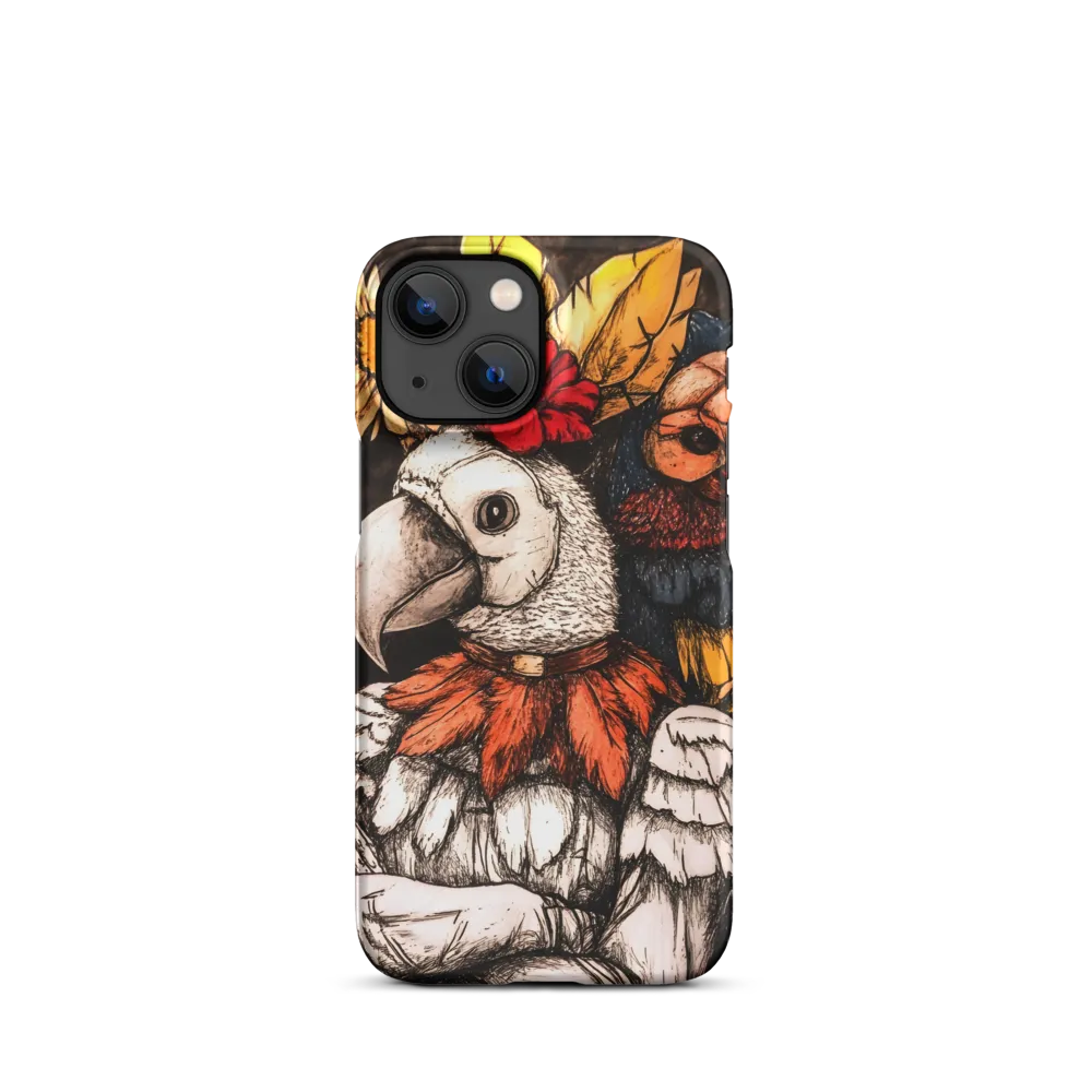 Surreal Bird in Ornate Costume | Phone Case