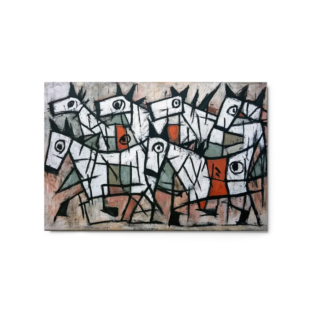Cubist Horses | Art Print