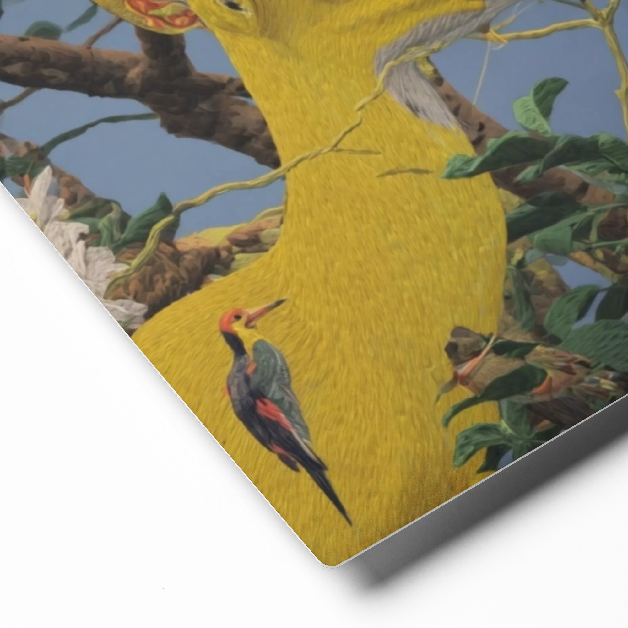Forest Sanctuary 
 Canvas with Brown Frame