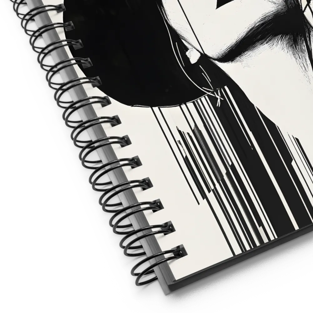 Contemplation in Graphic Contrast 
 Spiral Notebook | 140 pages