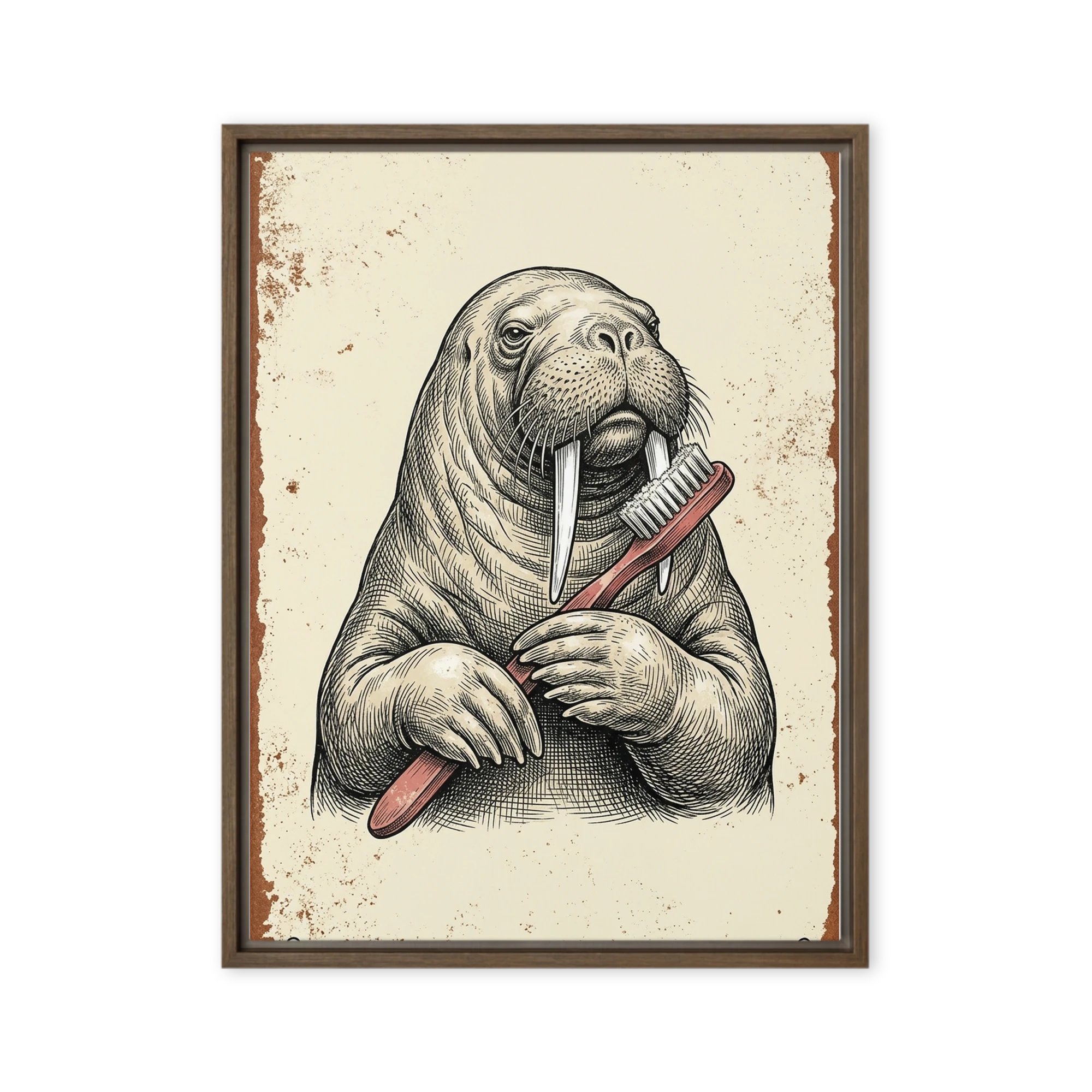 The Walrus's Dental Routine