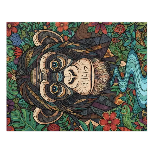 Jungle Chimp Mosaic | Jigsaw Puzzles