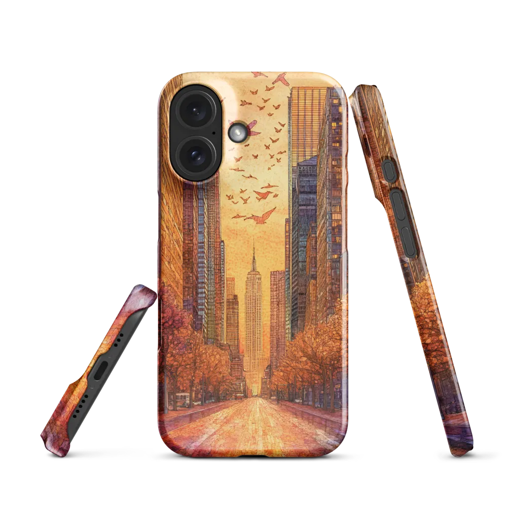Autumn Flight Over Metropolis 
 Samsung Galaxy S21 Ultra | Snap Case