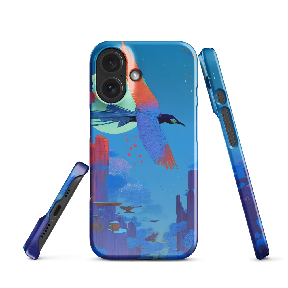 Celestial Flight Over Futurism 
 iPhone 16 Pro Max | MagSafe® Tough Case
