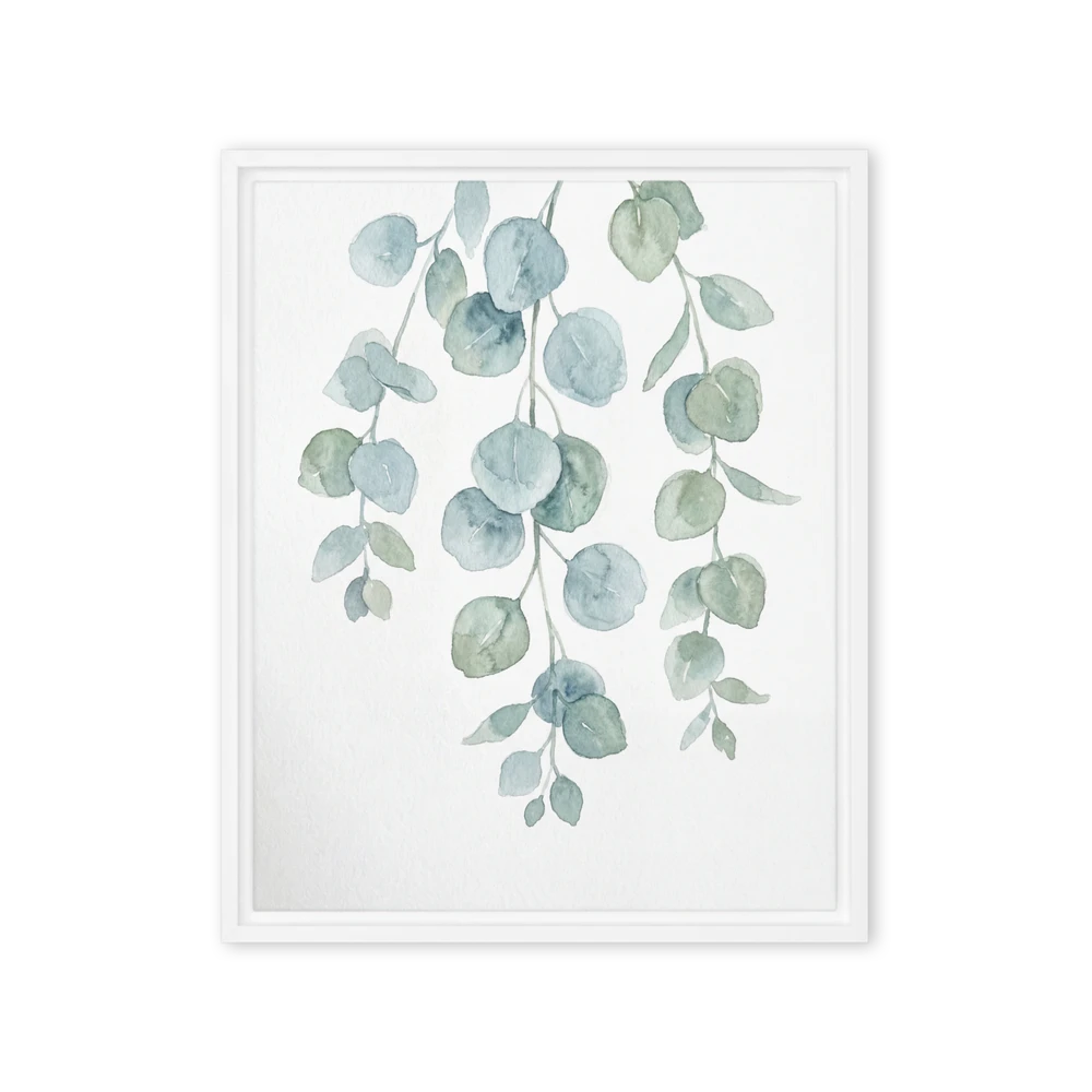 Serene Eucalyptus Branches | Art Print