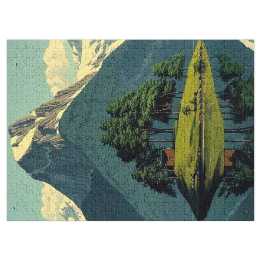 O Santuário da Ilha 
 Puzzle em caixa de metal
