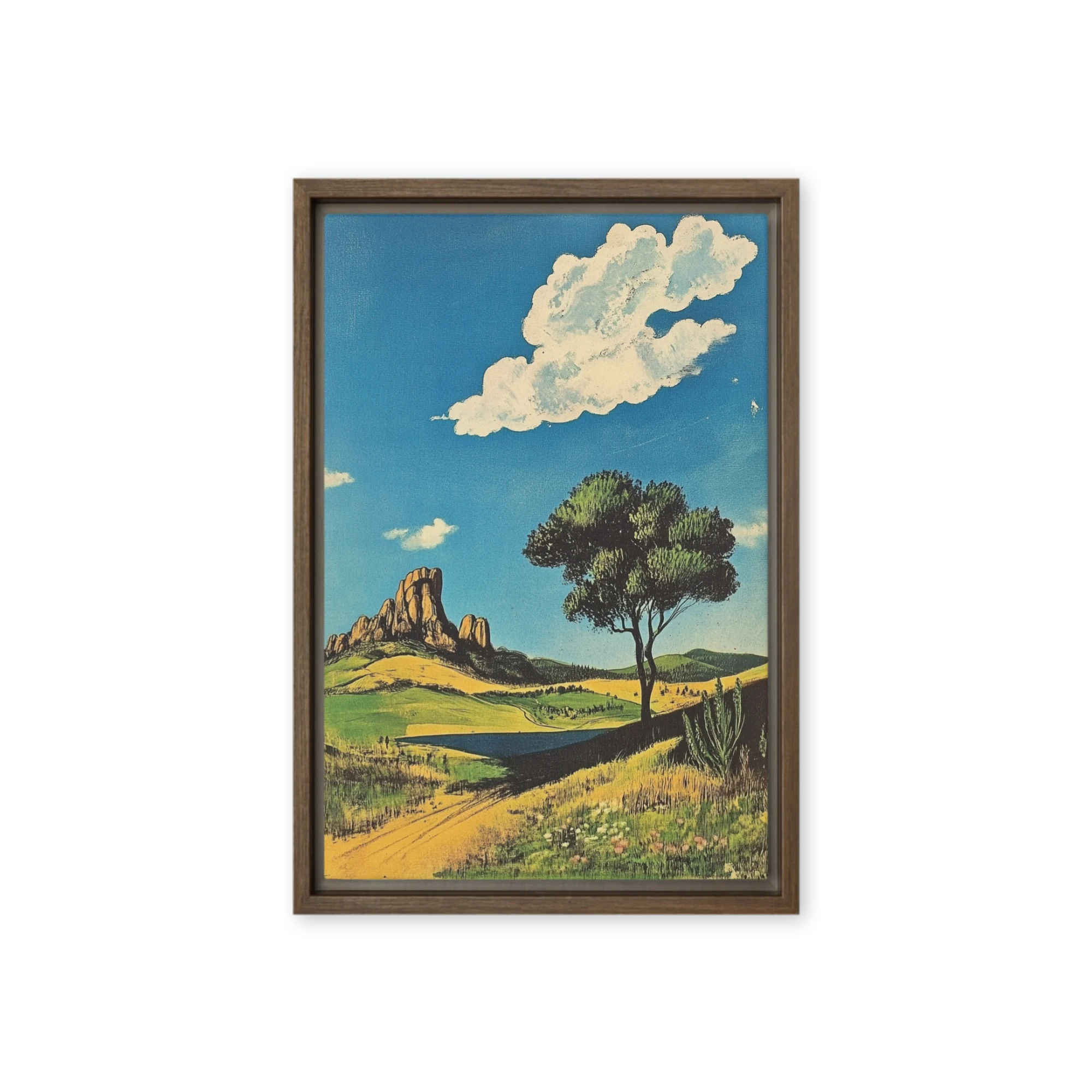 Tranquil Mountain Landscape | Art Print