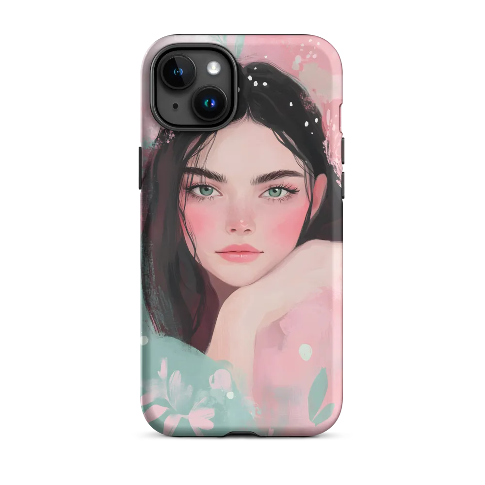 Serene Woman Portrait | Phone Case