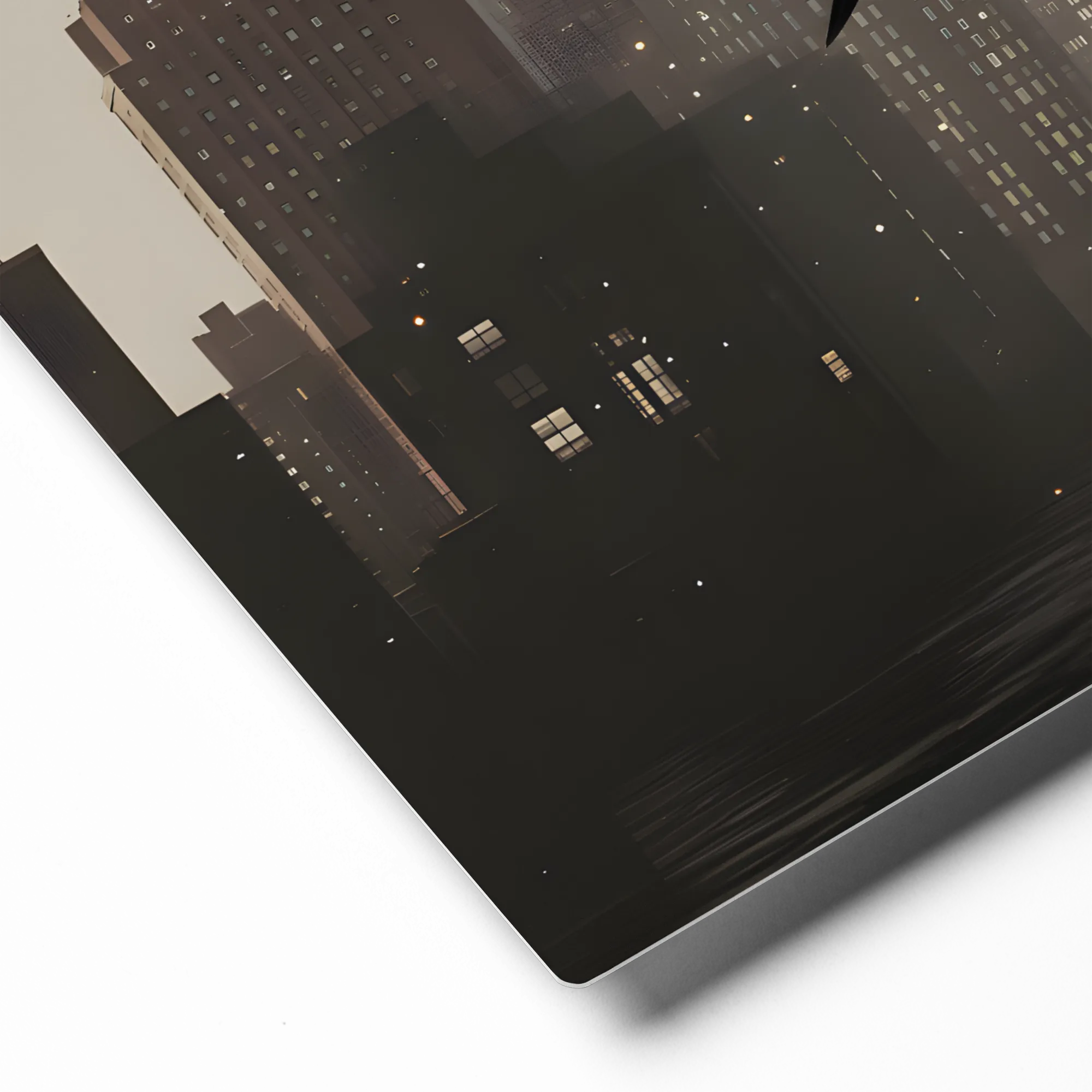 Urban Heron 
 Canvas | 8″x 8″