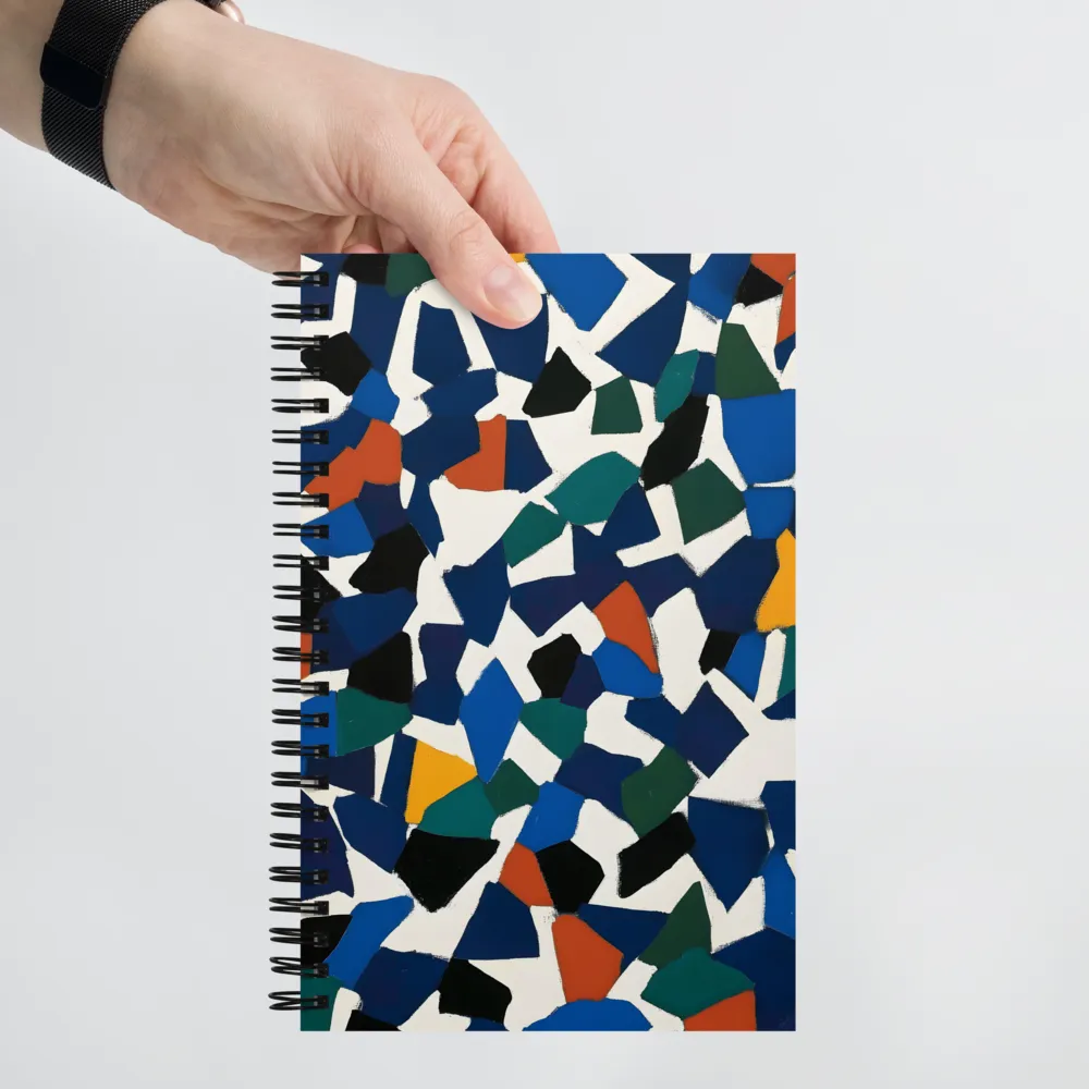 Fragmented Color Harmony 
 Spiral Notebook | 140 pages