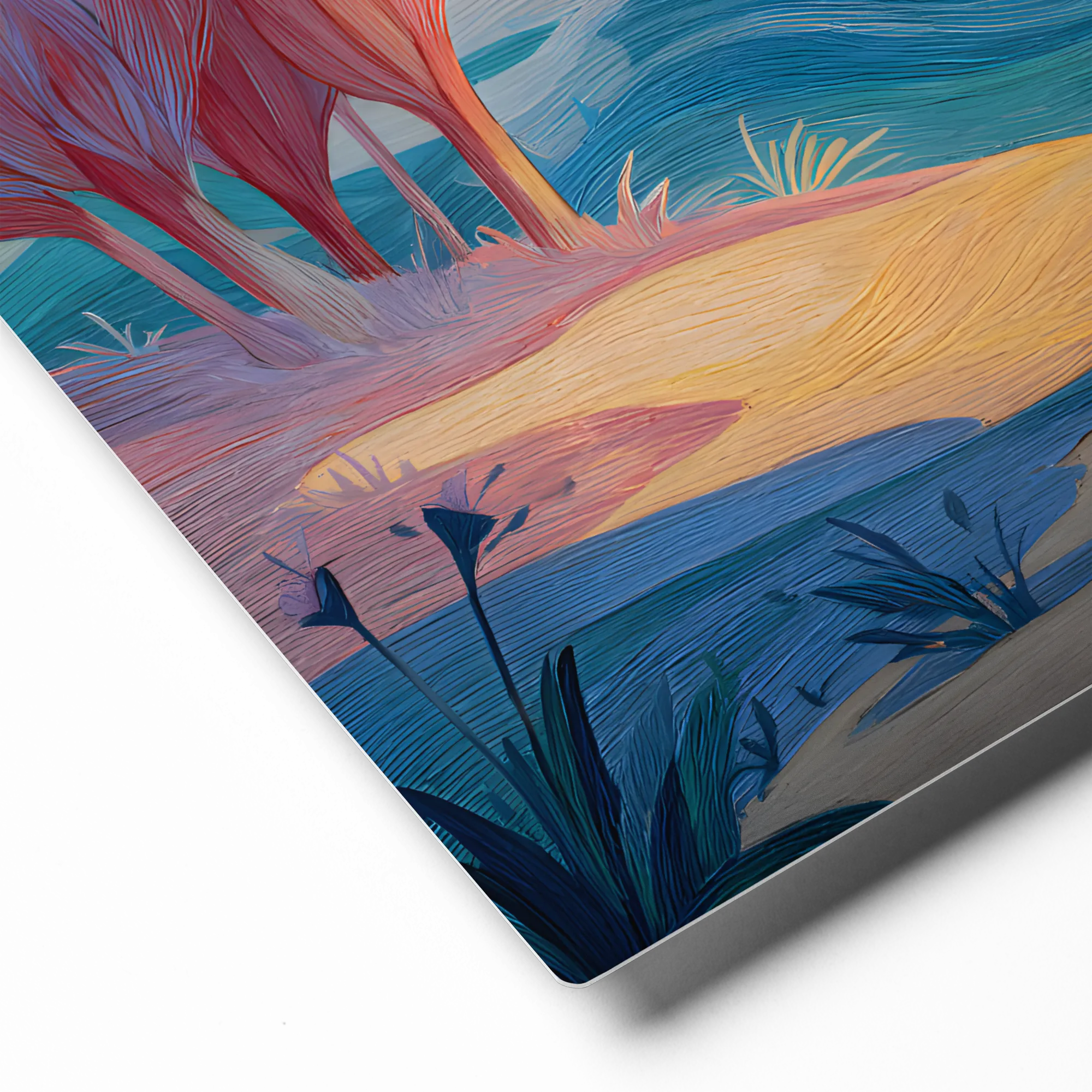 The Textured Journey of the Wandering Wizard 
 Canvas | 32″x 32″