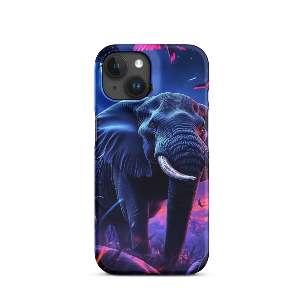 Surreal Elephant and Birds Art | Phone Case