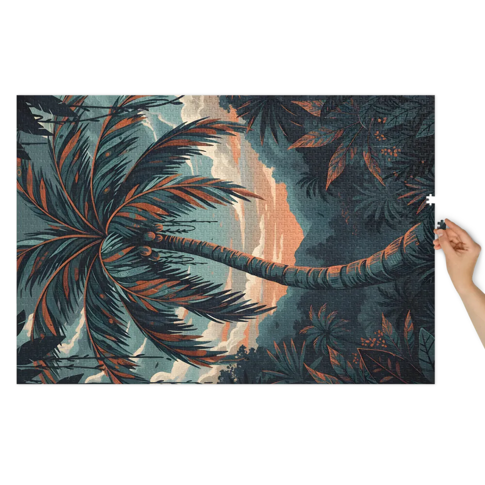 Palm at Dusk | Jigsaw Puzzles