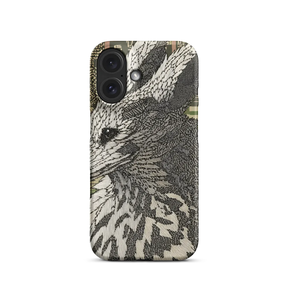 Line Art Fox Illustration | Phone Case