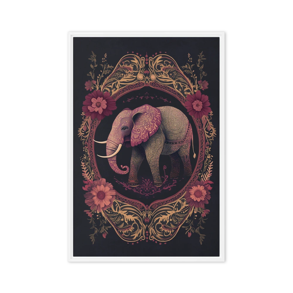 Gilded Elephant Majesty | Art Print