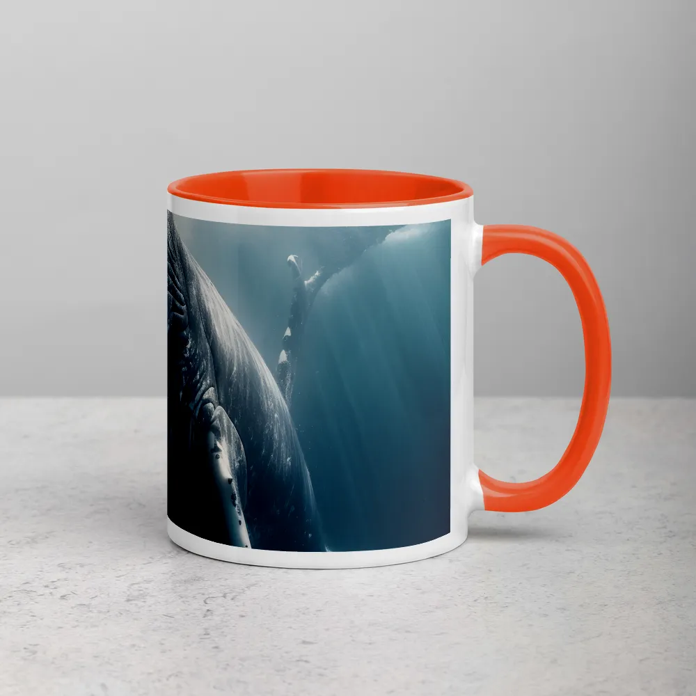 Deep Blue Ascent 
 Mug