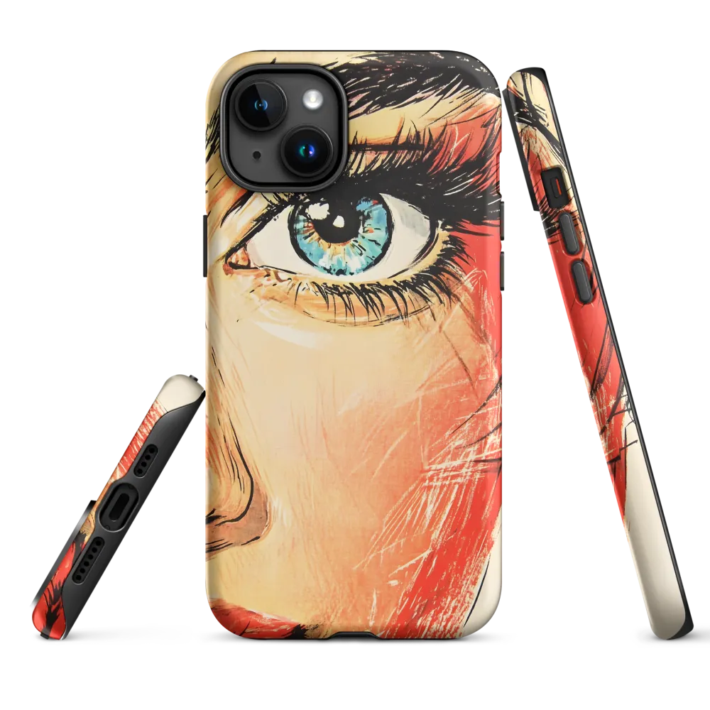 Portrait Close-Up of an Eye | Phone Case