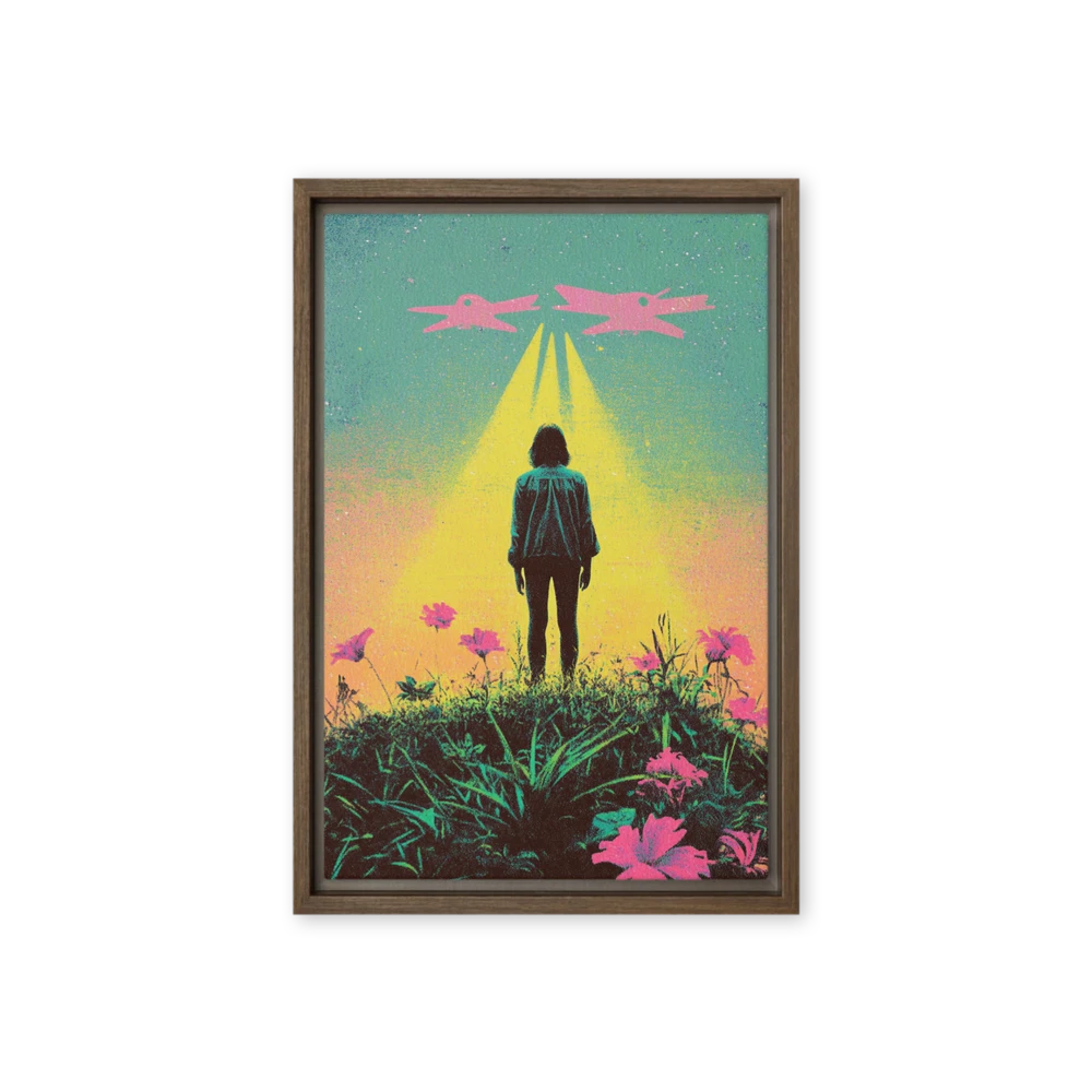 Cosmic Bloom Encounter | Art Print