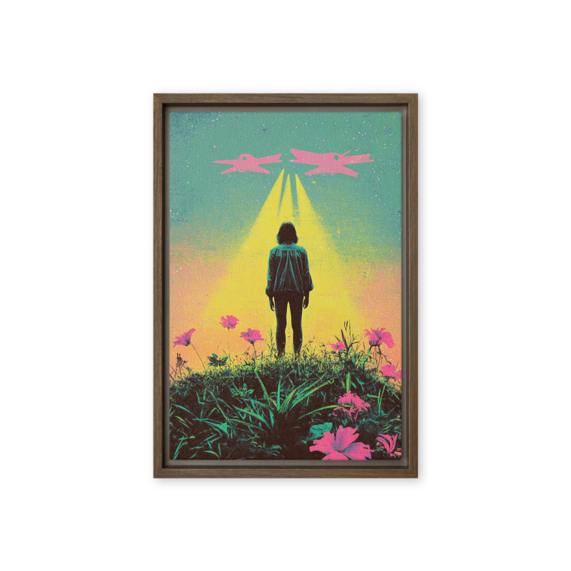 Cosmic Bloom Encounter | Art Print