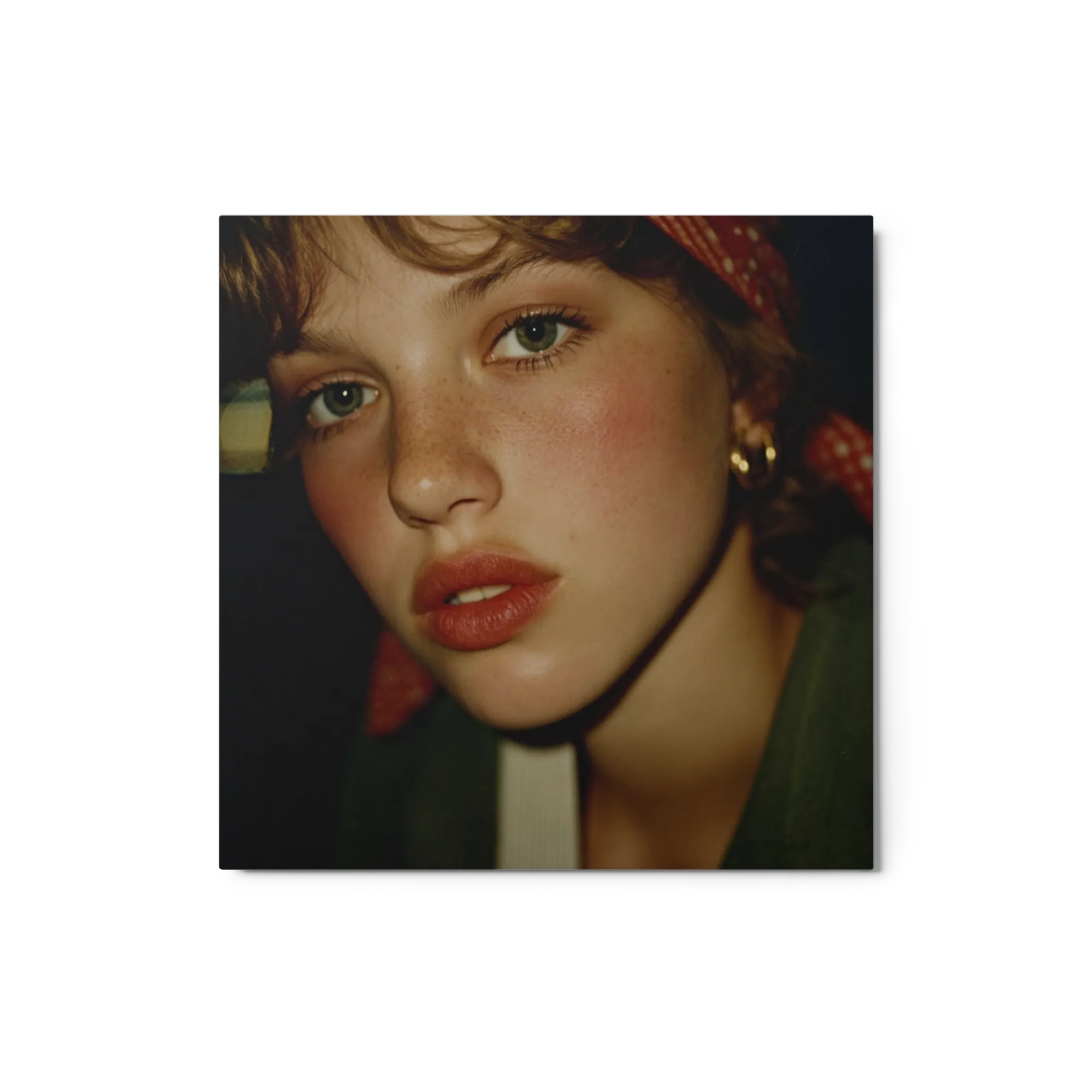 Vintage Freckled Portrait