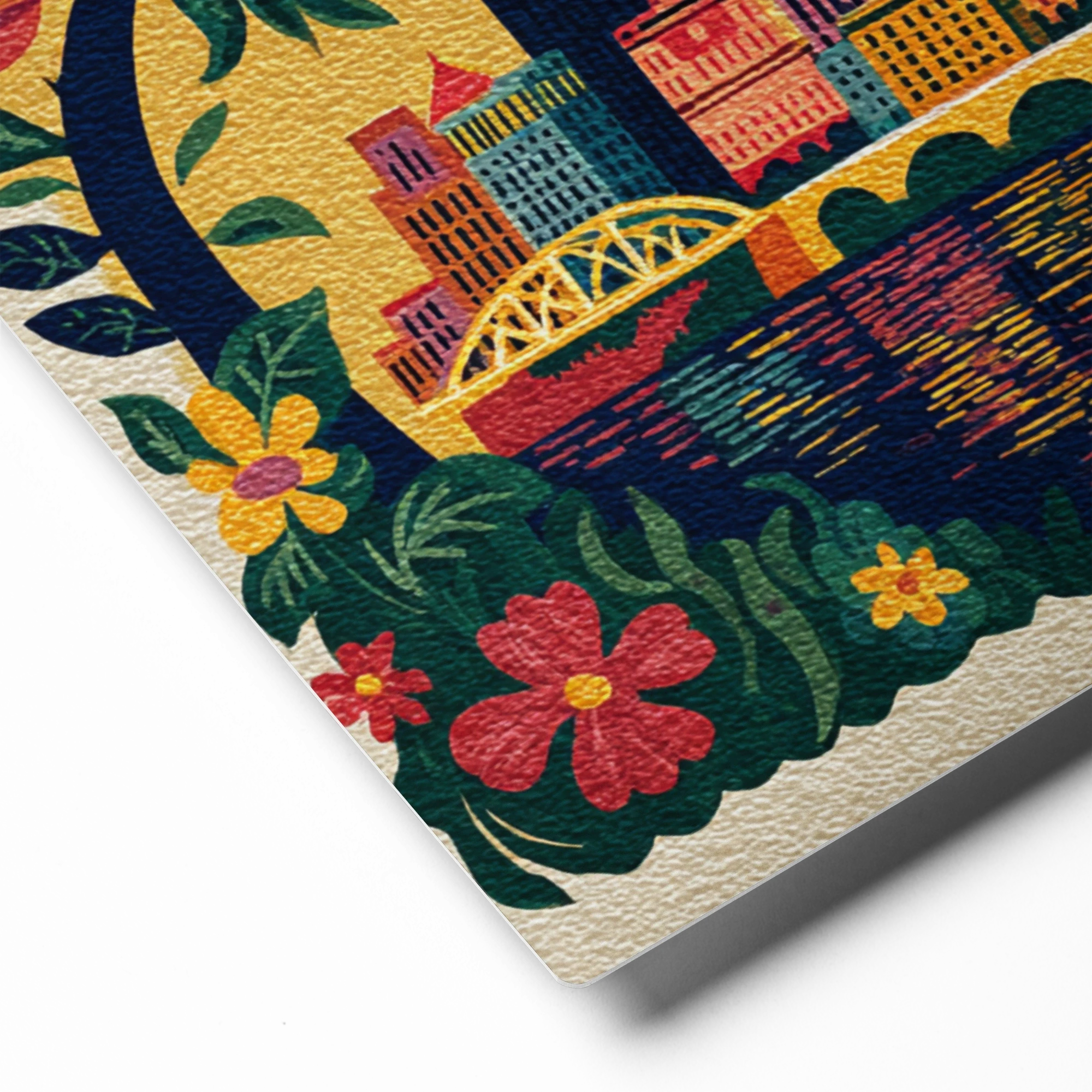 Pittsburgh Floral Skyline | Art Print