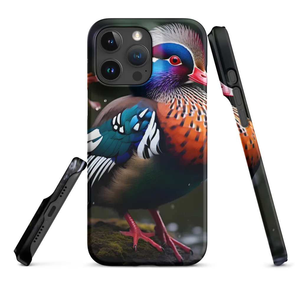 Vibrant Mandarin Duck by Lotus | Phone Case