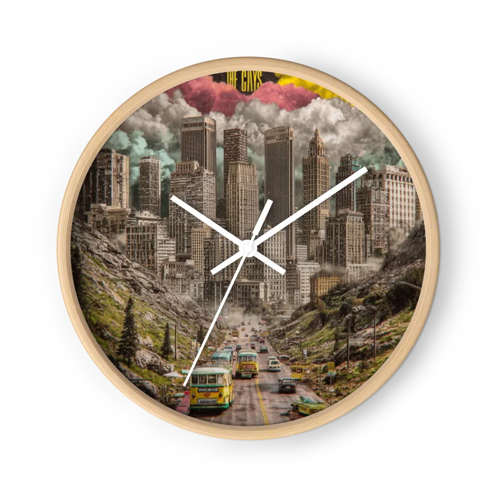 Paesaggio Urbano The Cays | Orologio da parete