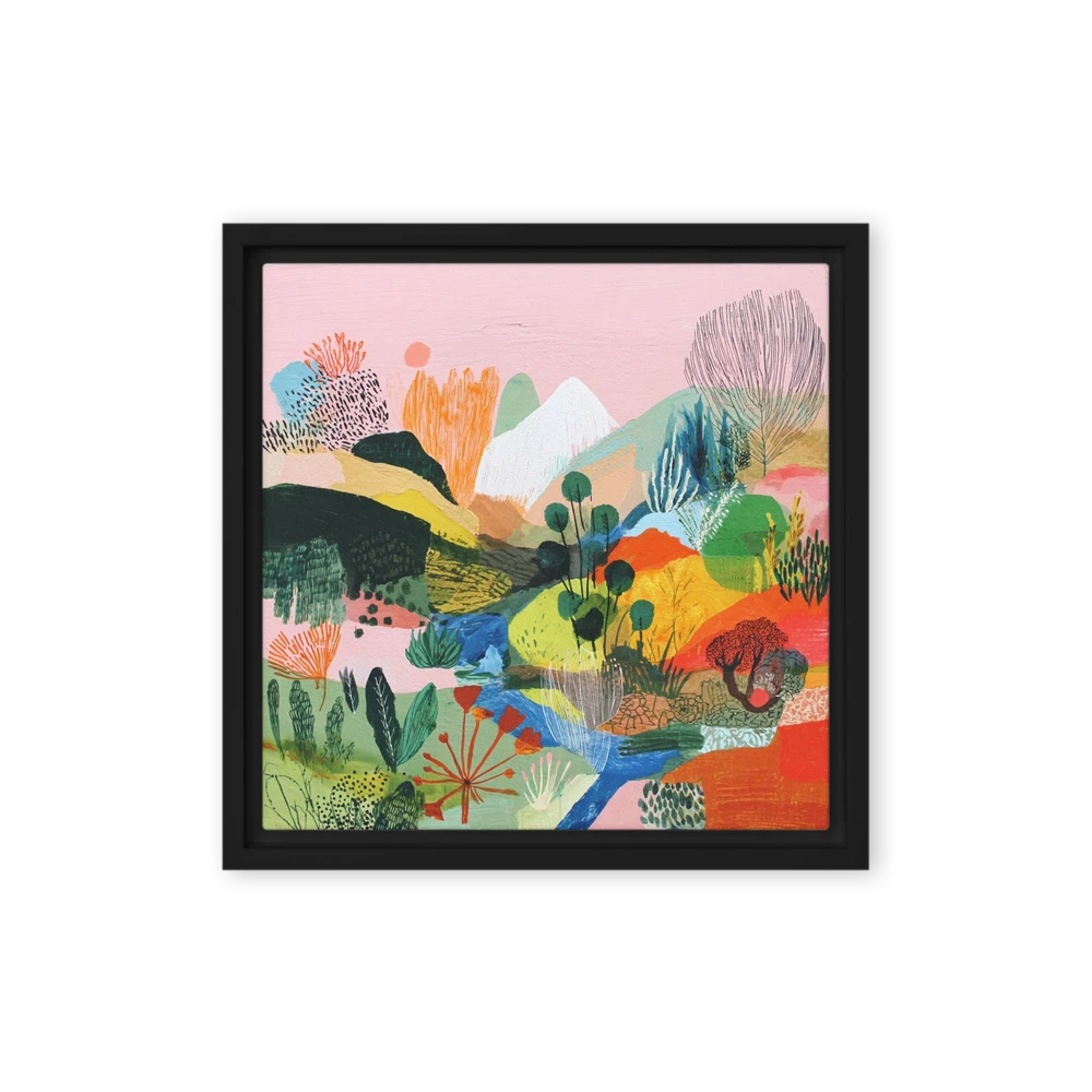 Whimsical Botanical Valley | Art Print