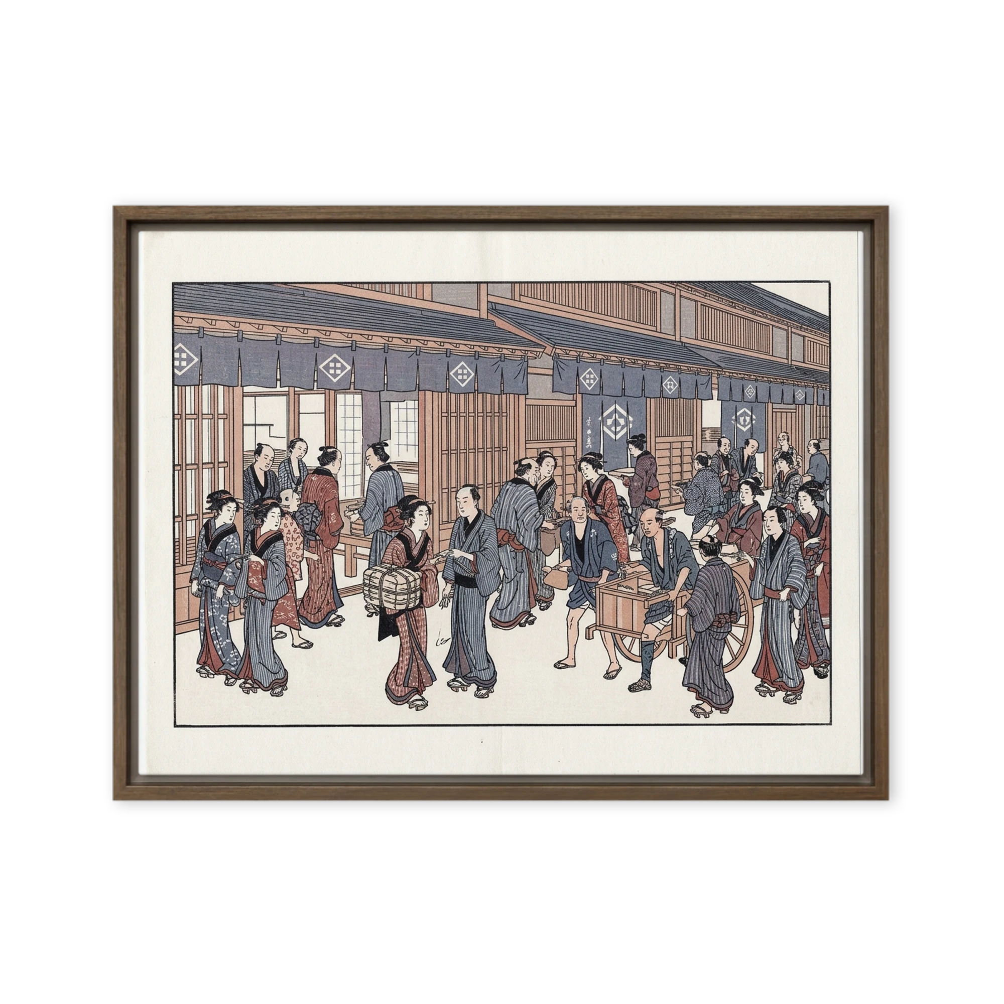 Edo Street Life | Art Print