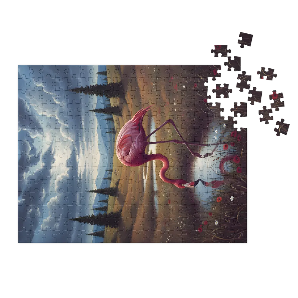 Twilight Flamingo | Jigsaw Puzzles