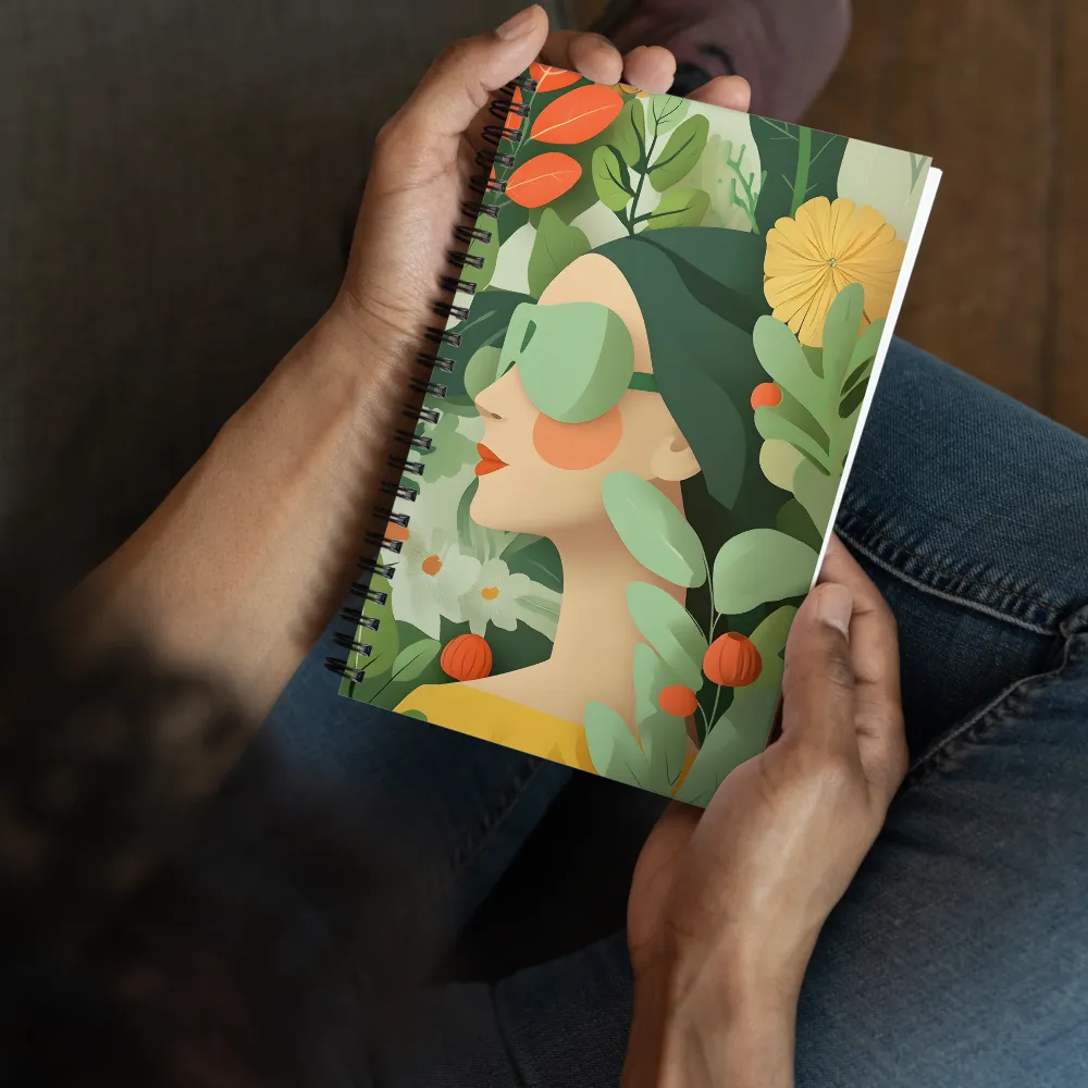 Botanical Serenity 
 Spiral Notebook | 140 pages