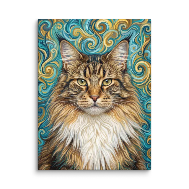 Pet Portrait — Coiled Filigree
