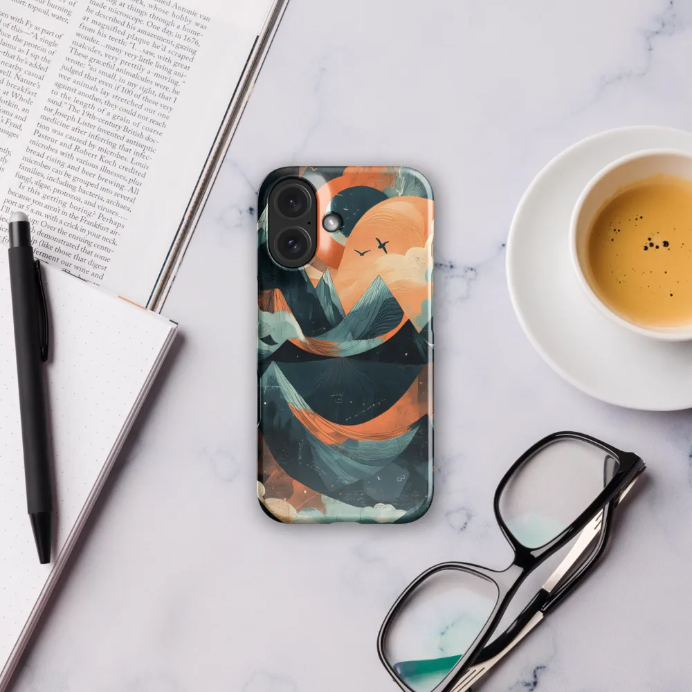 Geometric Mountain Vista 
 iPhone 17 Air | Snap Case