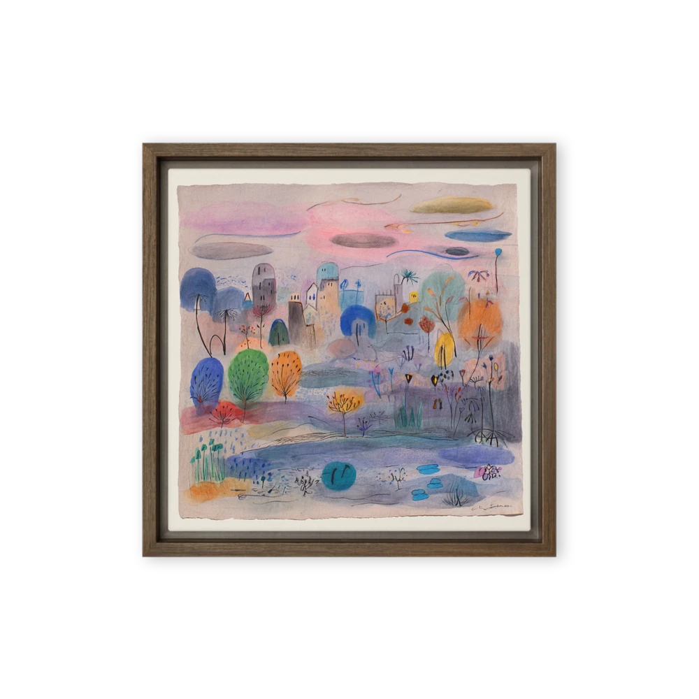 Dreamscape Village | Art Print