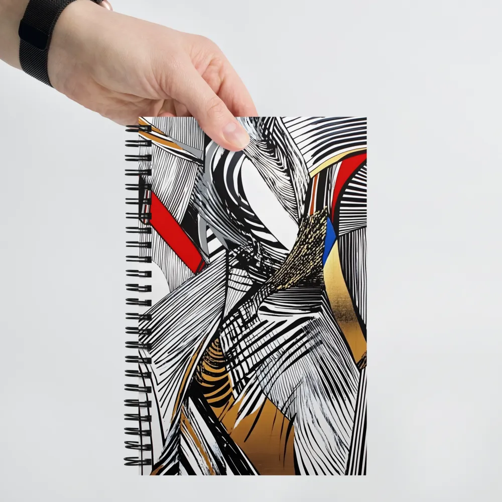 Dynamic Geometric Abstraction 
 Spiral Notebook | 140 pages