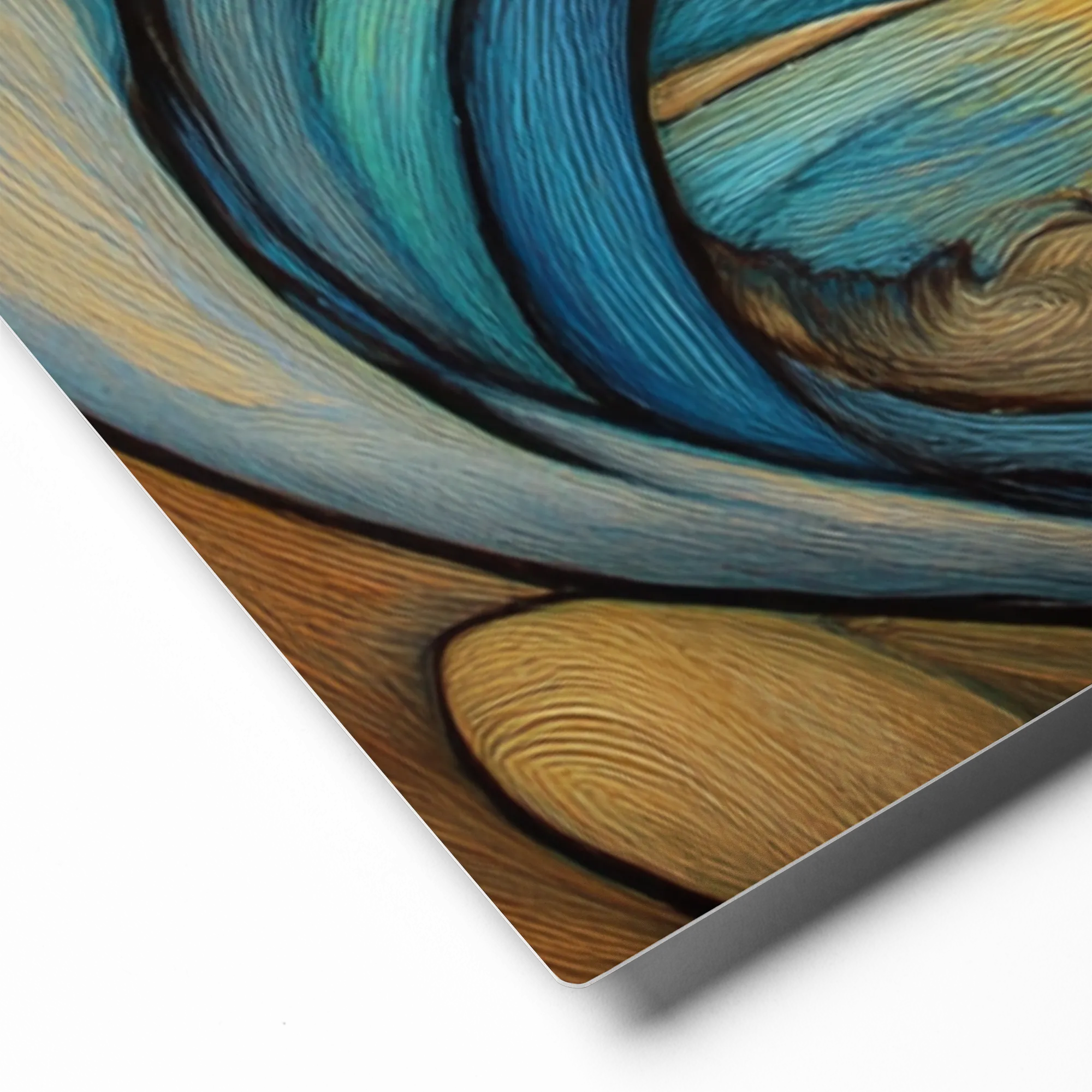 Celestial Swirl 
 Canvas with Brown Frame