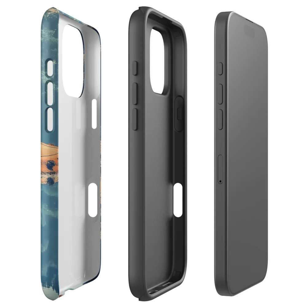 Solitary Tree Reflection in Landscape | Phone Case
