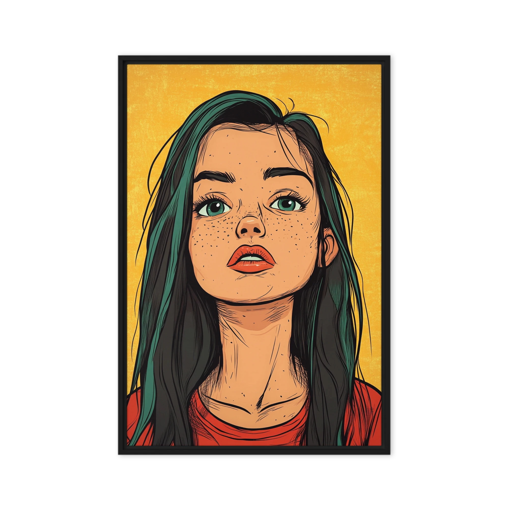 Digital Portrait of Young Woman