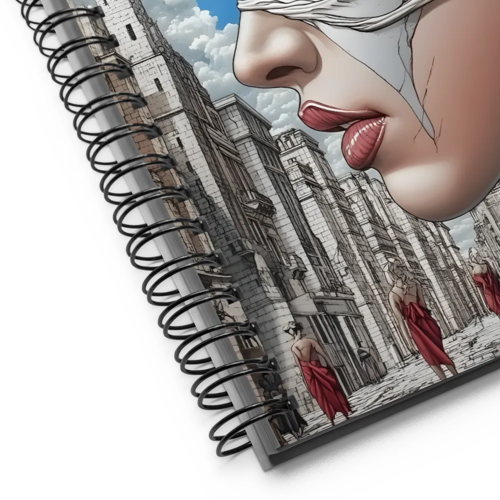 Urban Siren's Gaze 
 Spiral Notebook | 140 pages