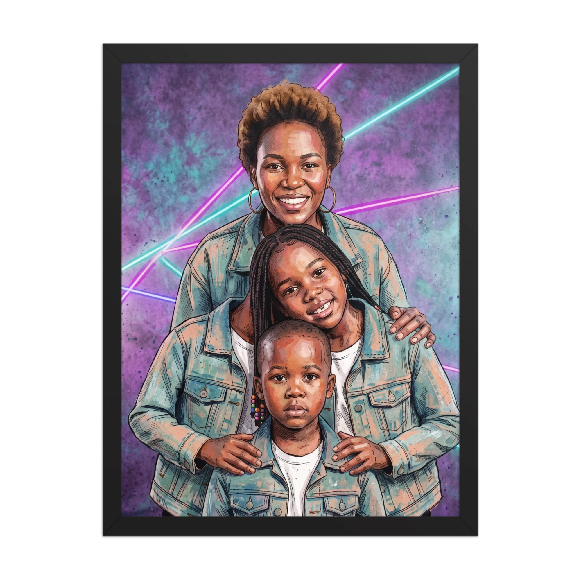 80s Family Portrait