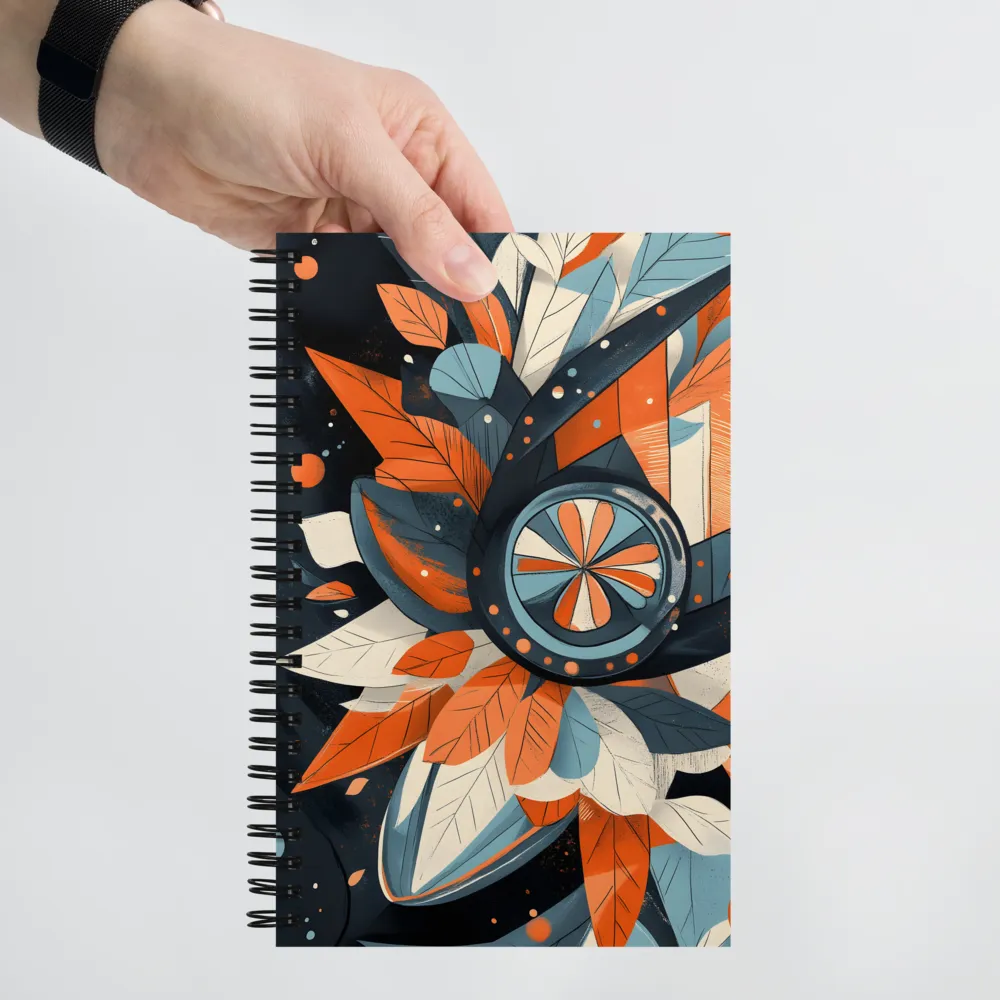 Layered Organic Forms 
 Spiral Notebook | 140 pages