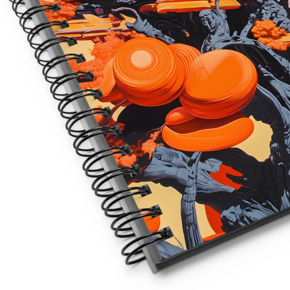 Ethereal Orange Grove 
 Spiral Notebook | 140 pages