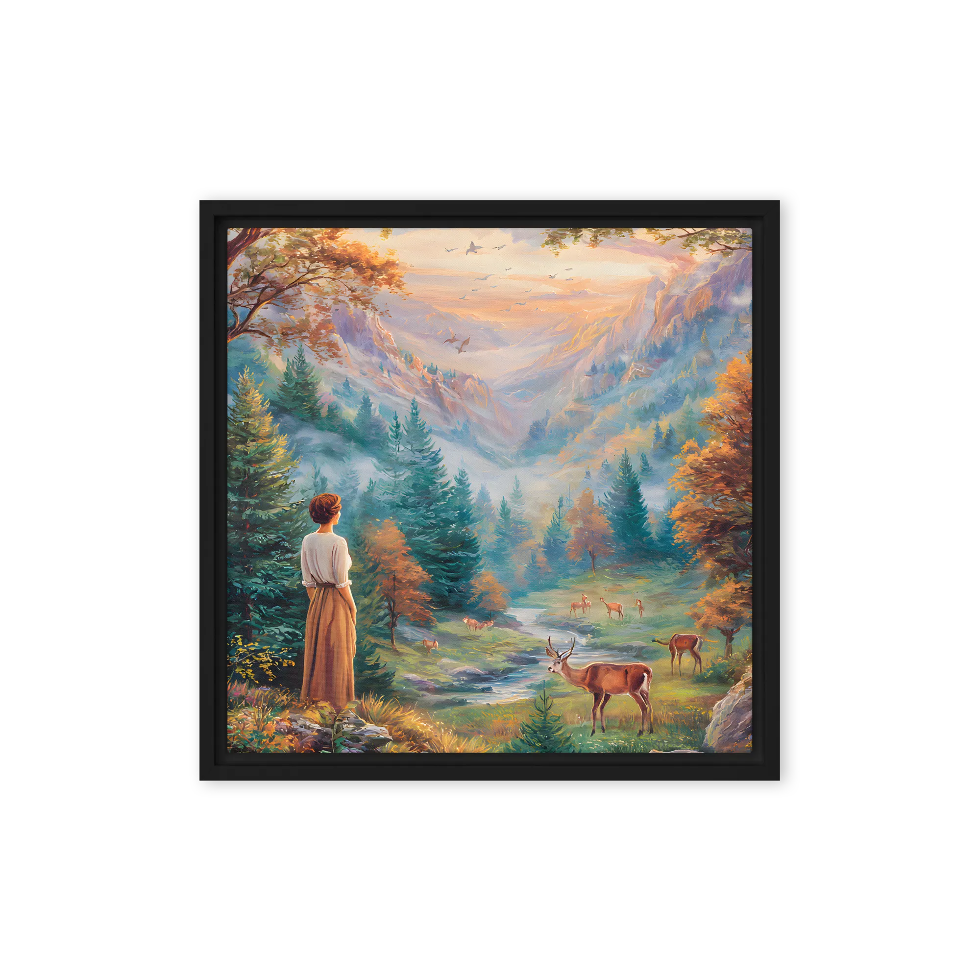Sunlit Painterly Realism Wall Art — Painterly Light