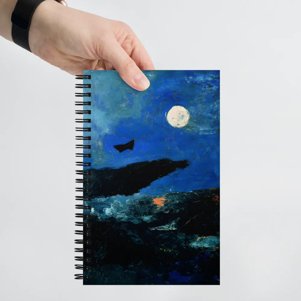 Moonlit Abyss 
 Spiral Notebook | 140 pages