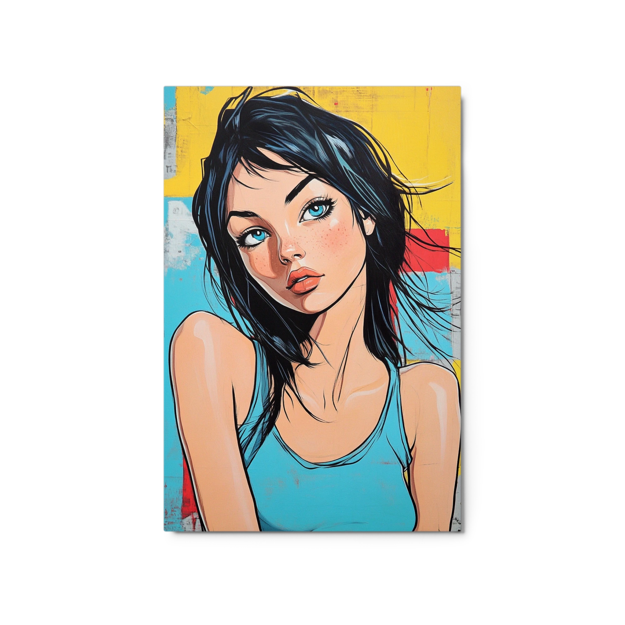 Pop Art Woman Portrait