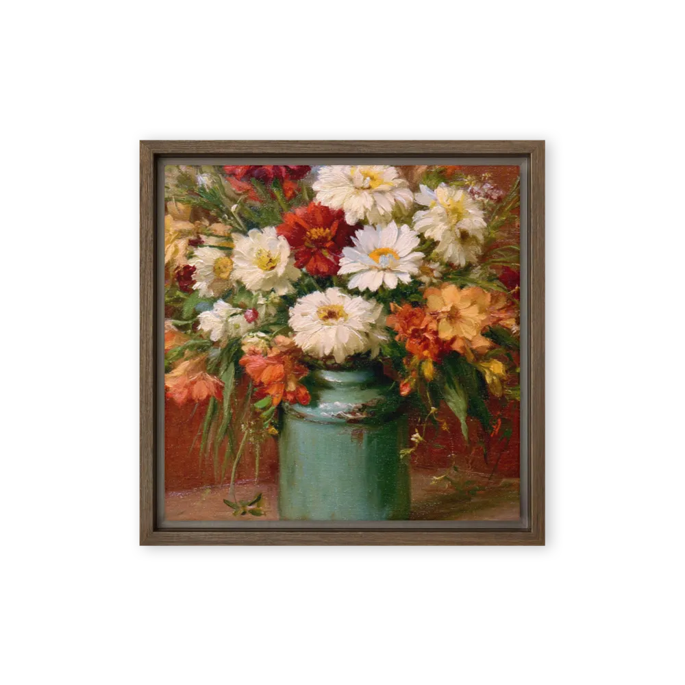 Bouquet in Green Jug | Art Print