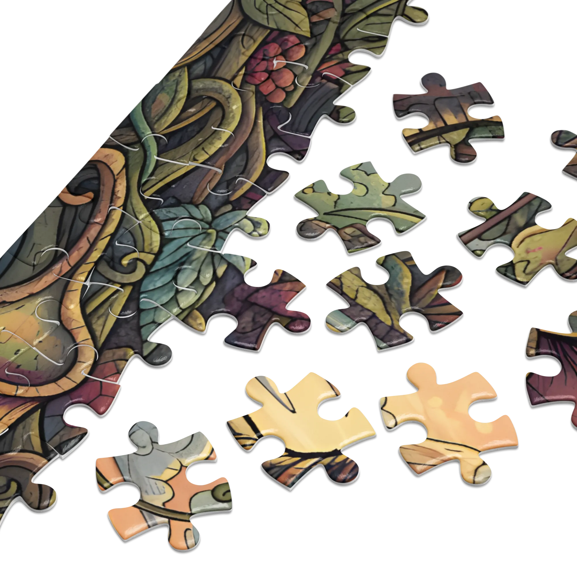 Vinebound Tyrannosaurus | Jigsaw Puzzles