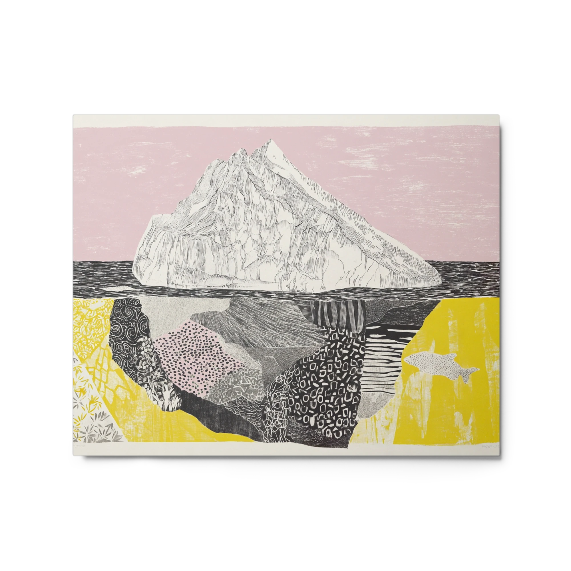 Submerged Iceberg | Art Print