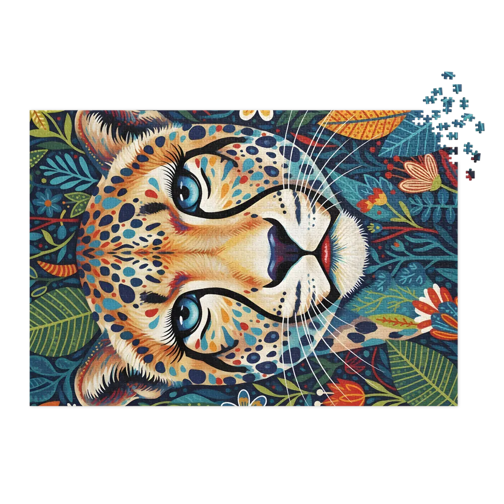 Cheetah in Bloom
