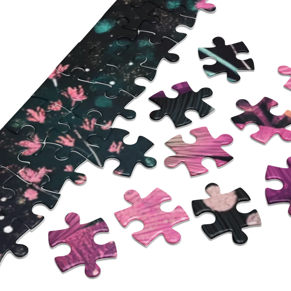 Serene Girl with Vibrant Flowers | Jigsaw Puzzle (252/520 pieces)